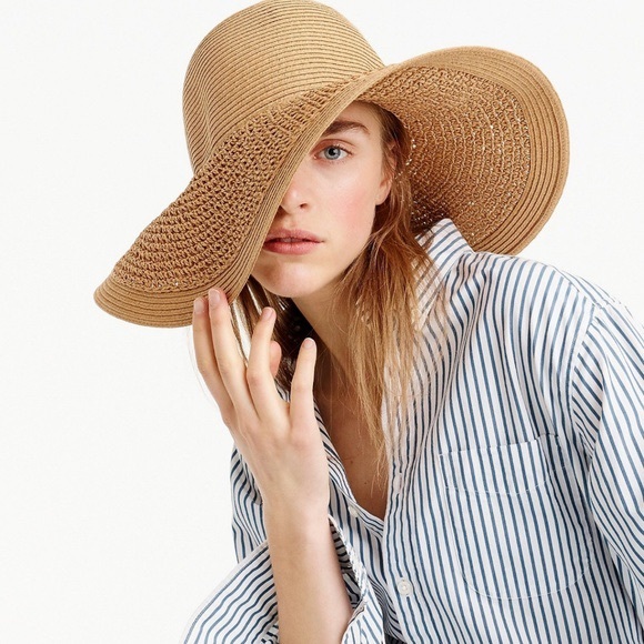JCrew Textured Summer Straw Hat - Picture 3 of 7